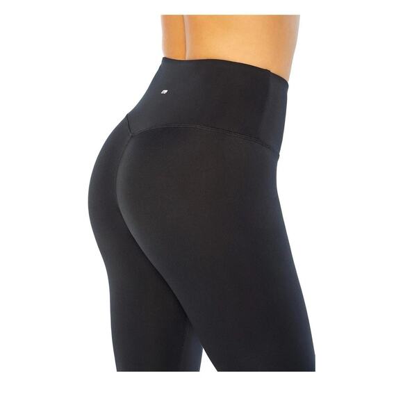 Marika 27" Black Ombré Foil Women's Shimmer High Rise Legging - Picture 4 of 4